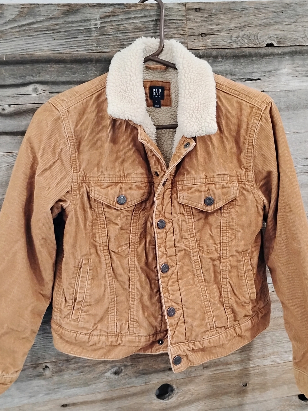 GAP Childrens XL Tan Corduroy Jacket
